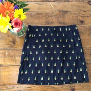 J. Crew Pineapple Pencil Skirt
